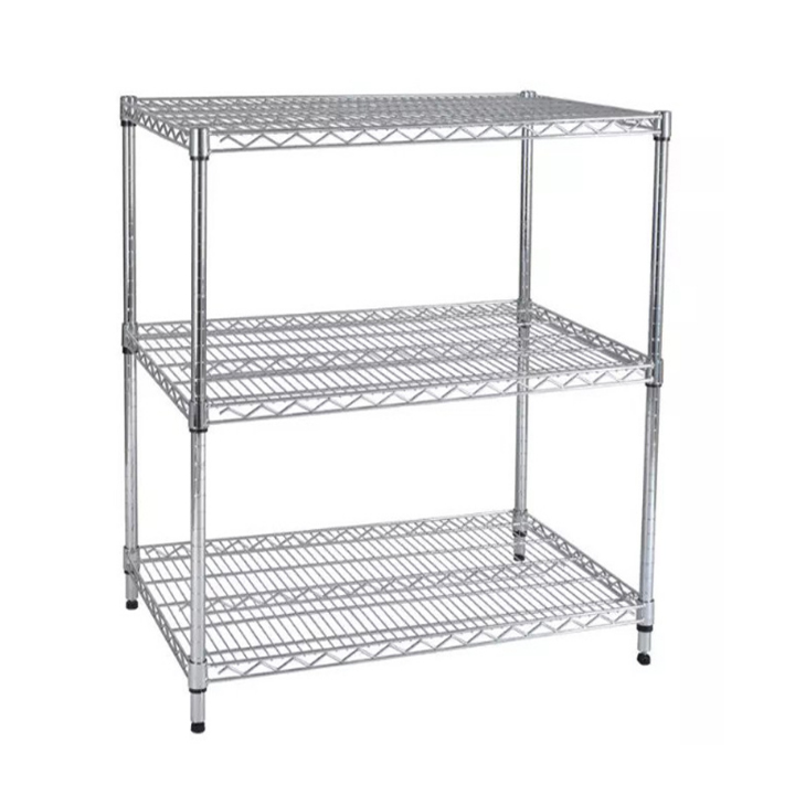 Kệ chén bát 3 tầng 55x30x60 khung inox - kệ nhà bếp đa năng cao cấp RE0267