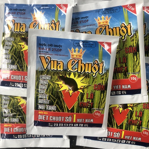 02 gói Bả Diệt Chuột Rat-Kill 2%DP Diệt Chuột Thế Hệ Mới Diệt, Chuột Số 1 Việt Nam.