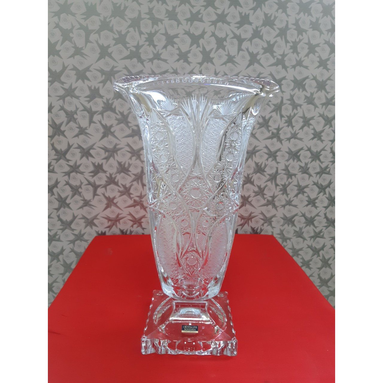 LỌ HOA, BÌNH BÔNG PHALE CRYSTALITE BOHEMIA MAGMA 33CM MÀI