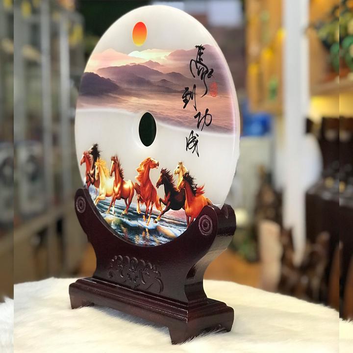 Đĩa Ngọc Phong Thuỷ - Mã Đáo Thành Công