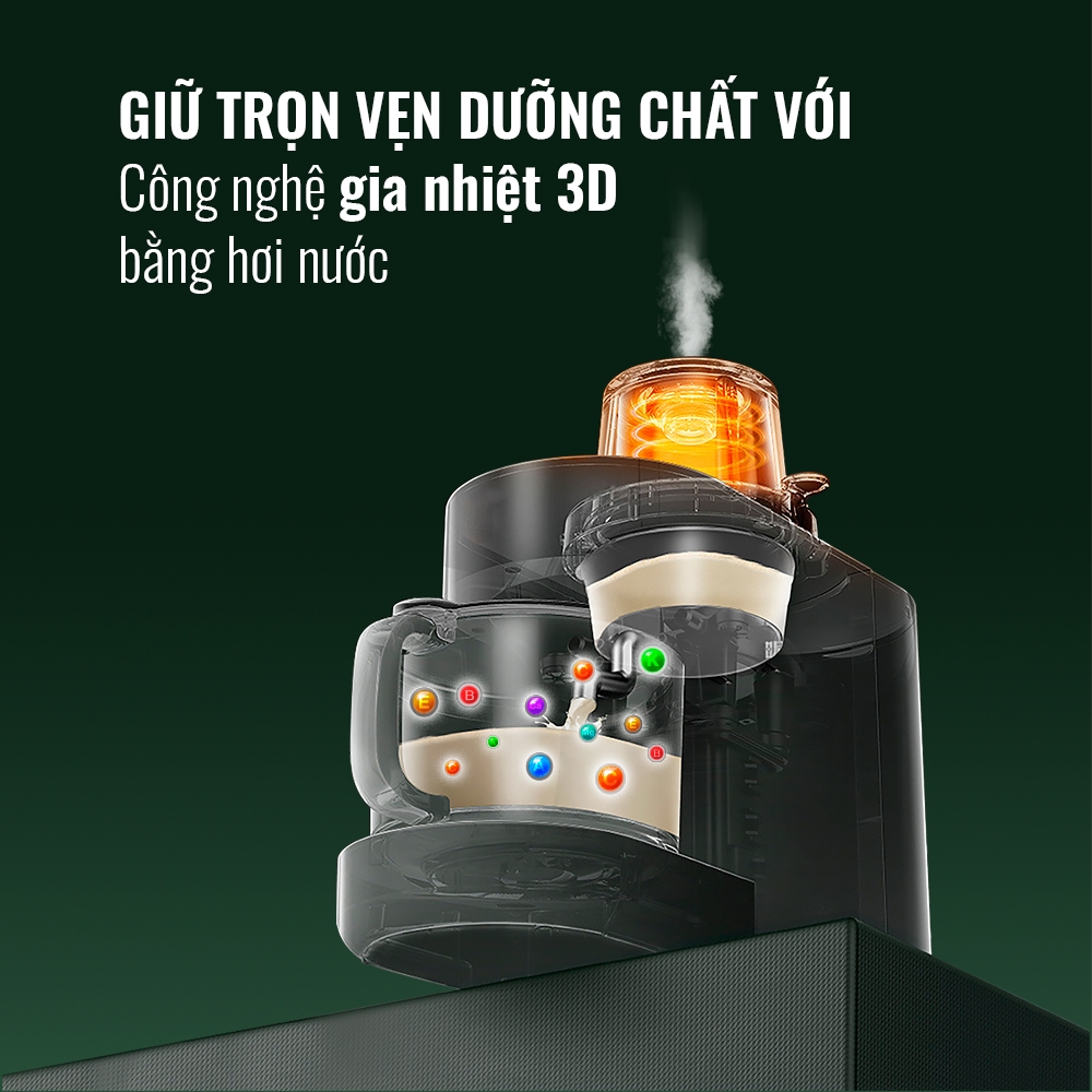 Máy Làm Sữa Hạt  Đa Năng 6 Trong 1 Elmich BLE-3901 Công Suất 1200W Hàng Chính Hãng