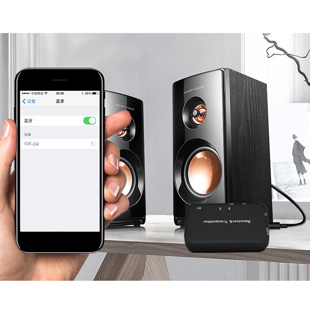 Portable 2 in 1 3.5mm  Transmitter And Receiver Audio Adapter Box