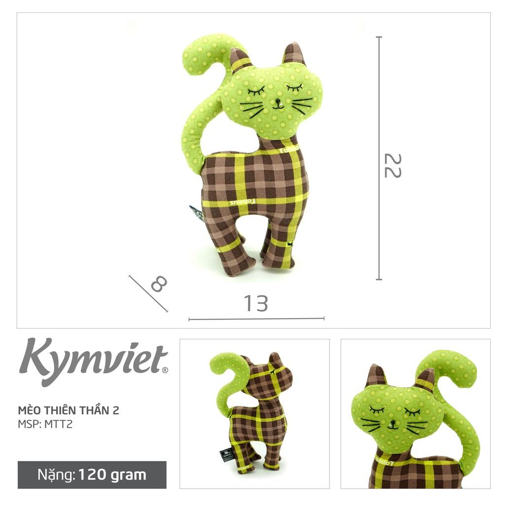 Đồ Chơi Nhồi Bông Hình Mèo Thiên Thần 2 Kymviet 100% Handmade Cotton