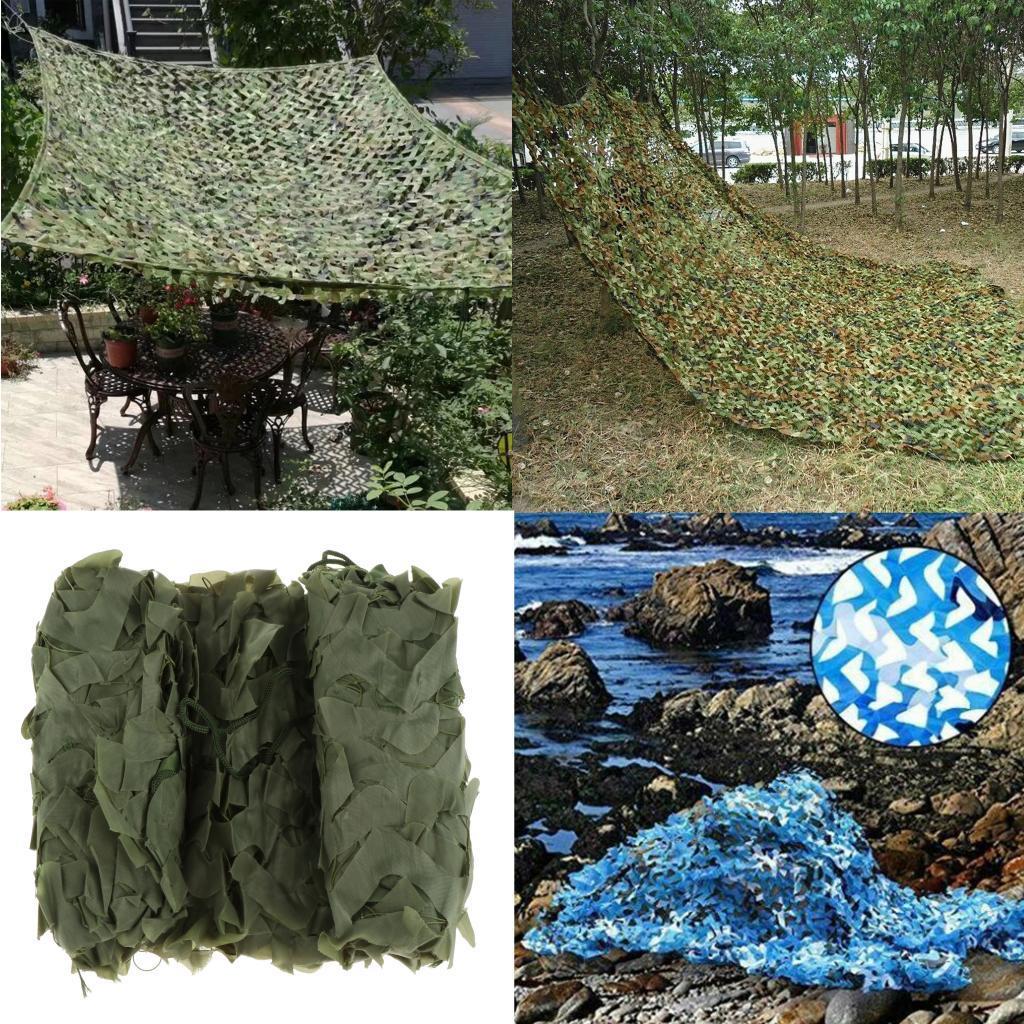 9.8 x 16.4ft Woodland Camouflage Netting Desert Camo Net for Camping Military Hunting Shooting Blind Watching Hide Party