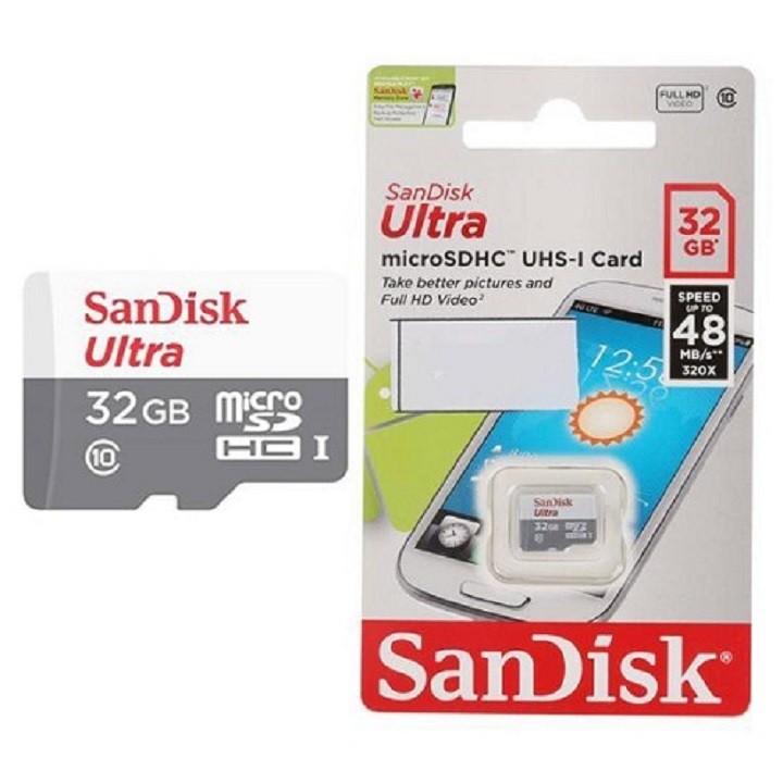 Thẻ Nhớ MicroSD  SanDisk Ultra 32GB | Hàng chính hãng