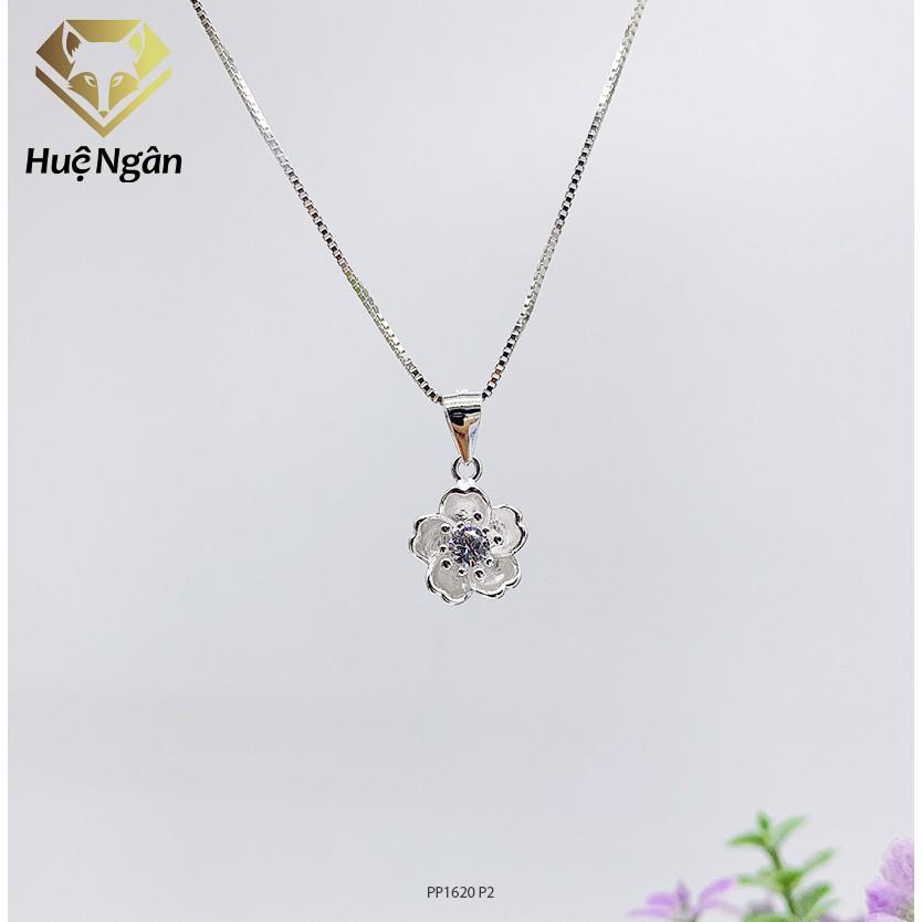 Dây chuyền bạc Ý 925 Huệ Ngân - Hoa anh đào PP1622 P2