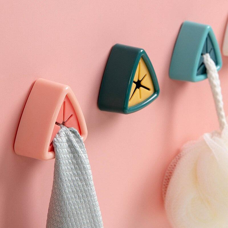 Towel Holder Sucker Wall Rack Washing Cloth Rag Hook Free Punch Storage Hanger Hand Towel Dish Towel Rack Kitchen Bathroom Tools
