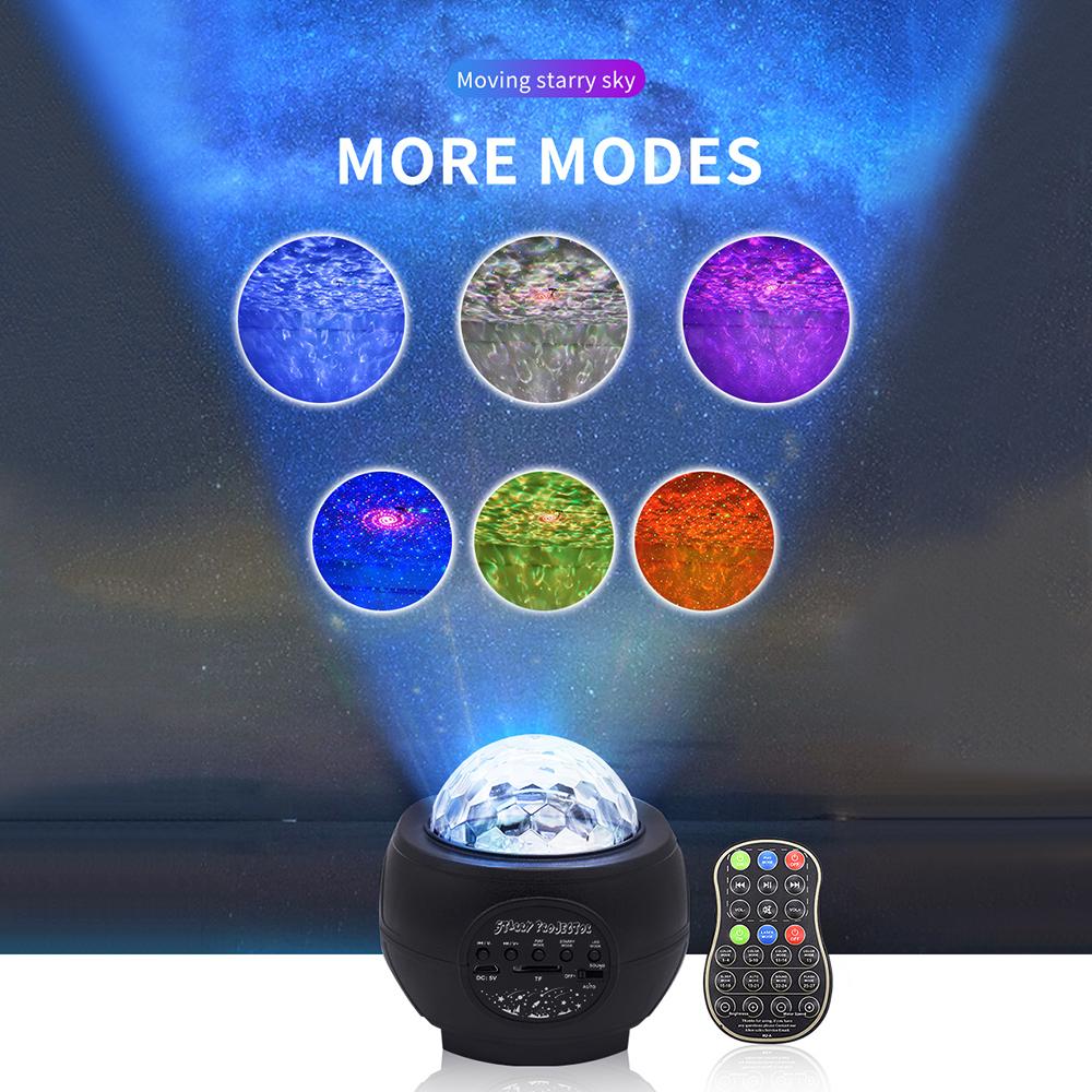 Đèn chiếu ánh sáng LED 2 trong 1 và máy nghe nhạc có điều khiển từ xa