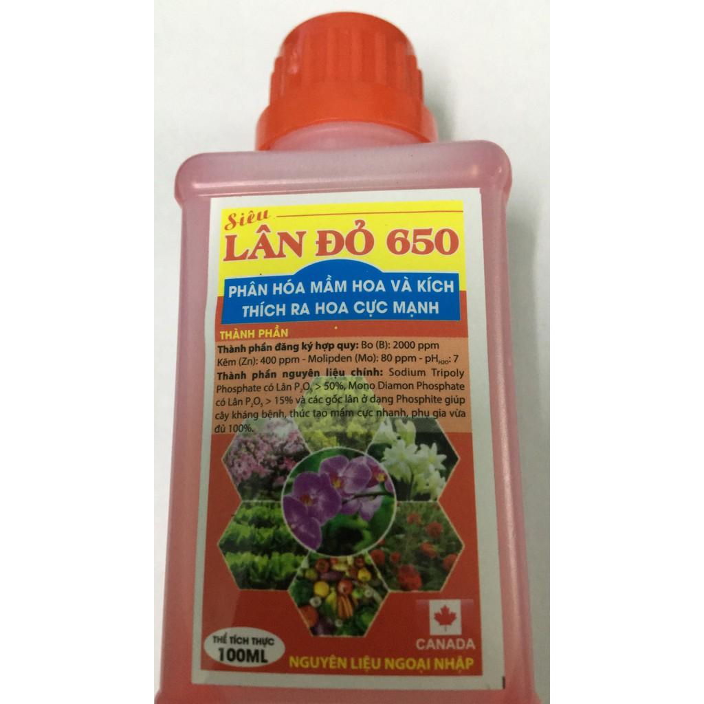 Siêu lân đỏ dạng nước 650 lọ 100ml