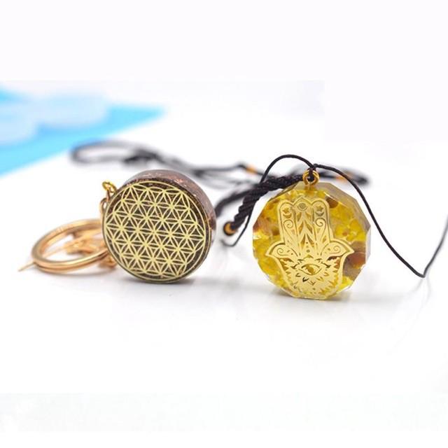Khuôn Resin Mặt Dây Chuyền Orgonite - Trường Thịnh Sài Gòn