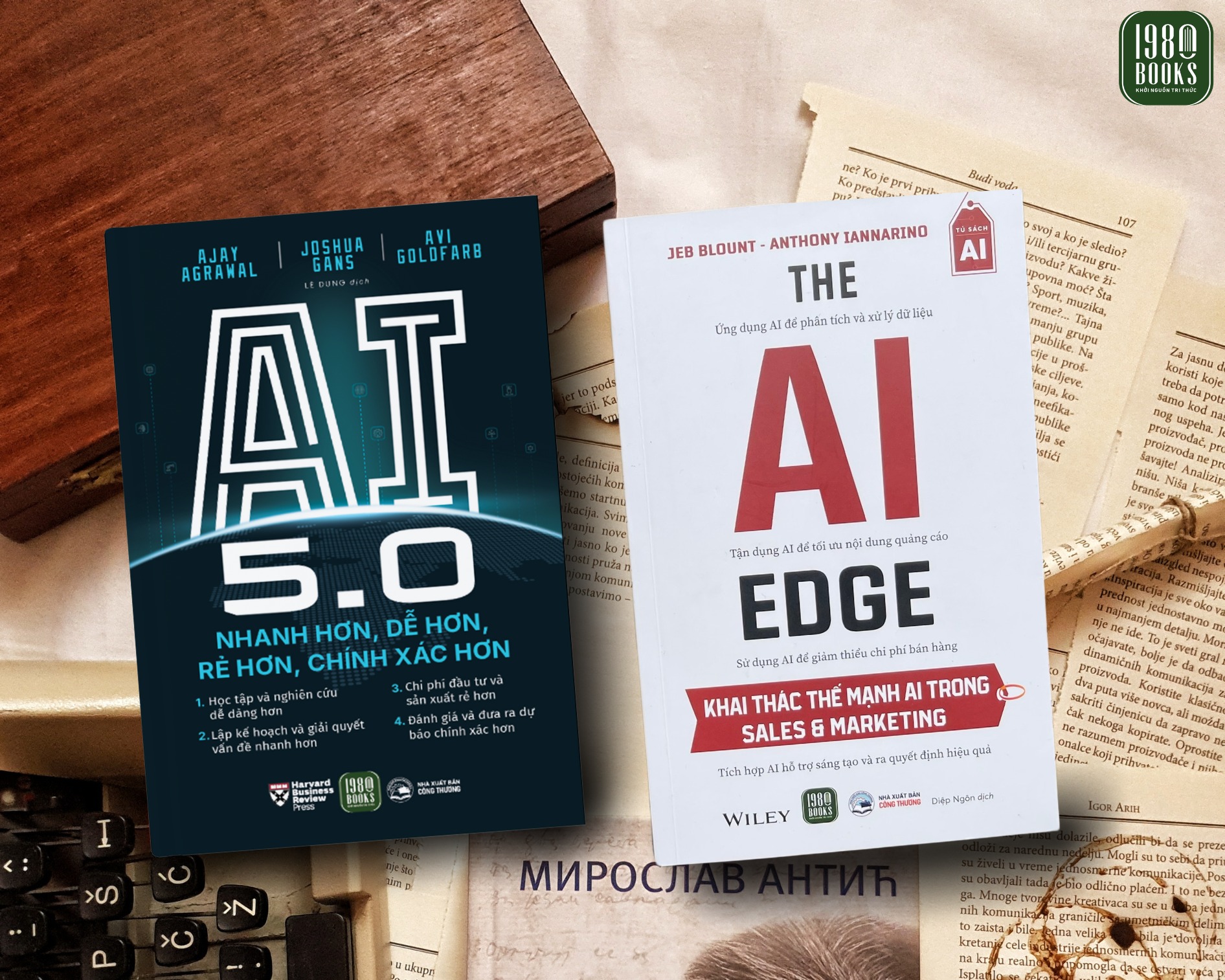 Combo 2 cuốn: AI 5.0 + The AI Edge