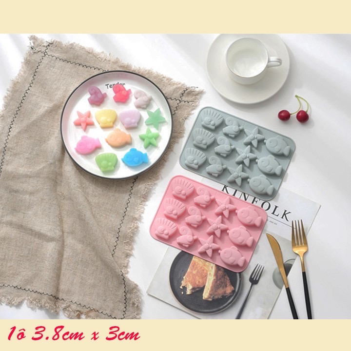 Khuôn silicon sao cá sò