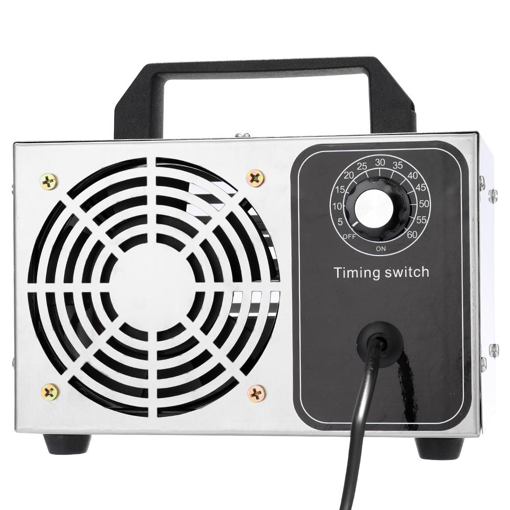 10g/h 220V Portable Ozonator Air Filter Purifier Fan with Timer Function For Home Car Formaldehyde Remover