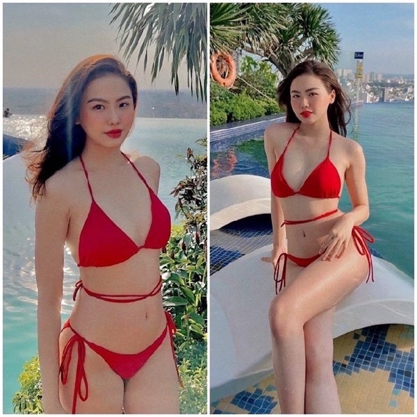 BỘ BIKINI SIÊU QUYẾN RŨ MÀU ĐỎ DƯỚI 60KG DÀNH CHO NỮ