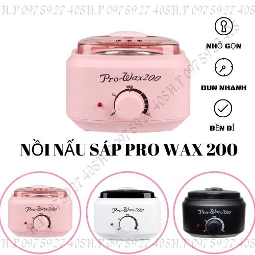 Nồi Nấu Sáp Wax Lông Pro - Wax 200 Thế Hệ Mới + Tặng Que Quết Sáp