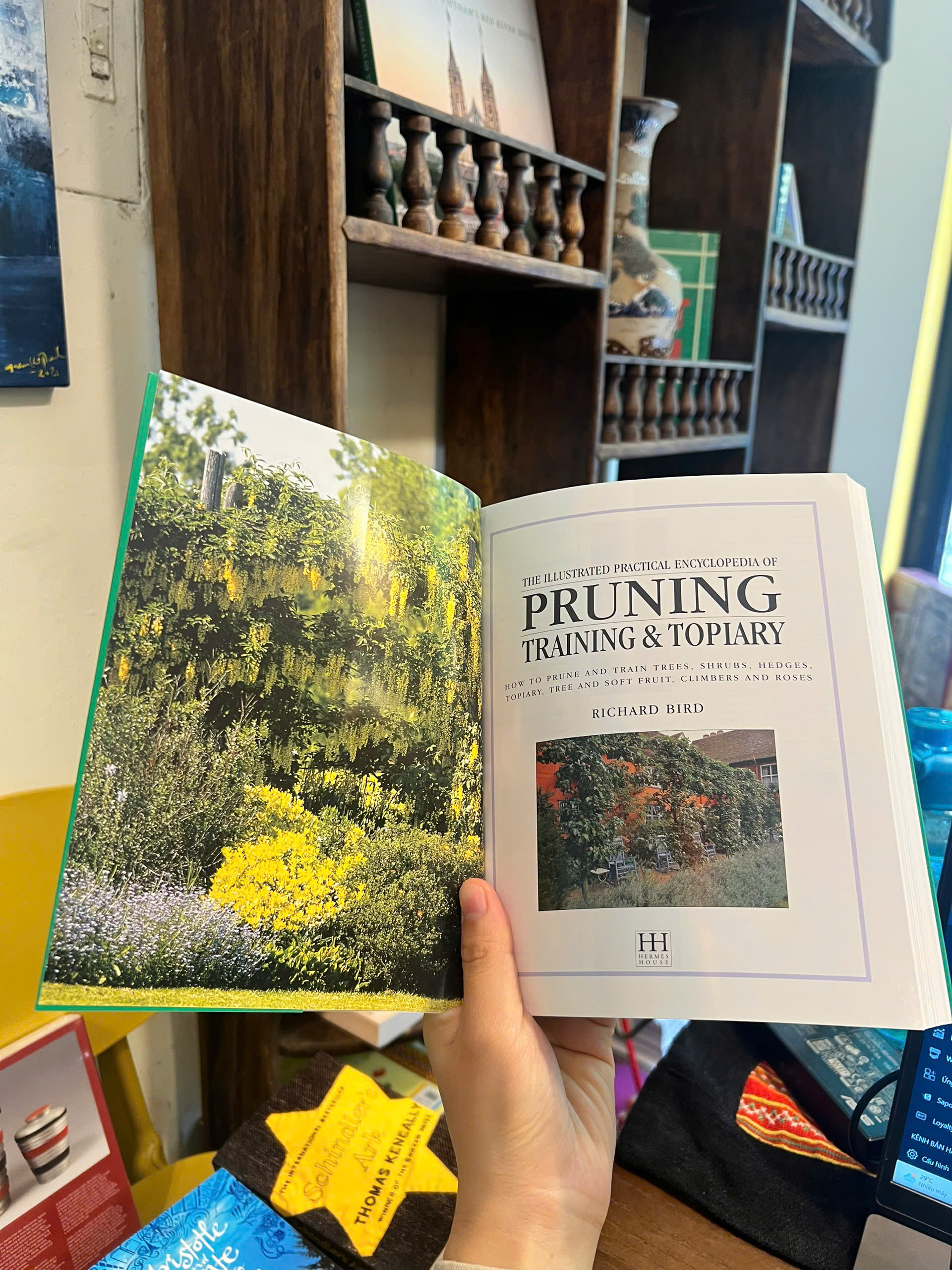 Sách - Illustrated Practical Encyclopedia of Pruning, Training & Topiary | Làm vườn / Nhập khẩu