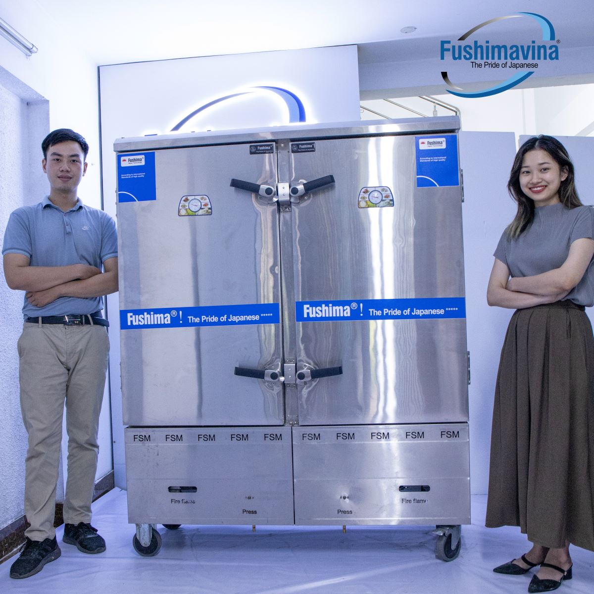 [CỬA HÀNG CHÍNH HÃNG] Tủ nấu cơm dùng gas 20 khay