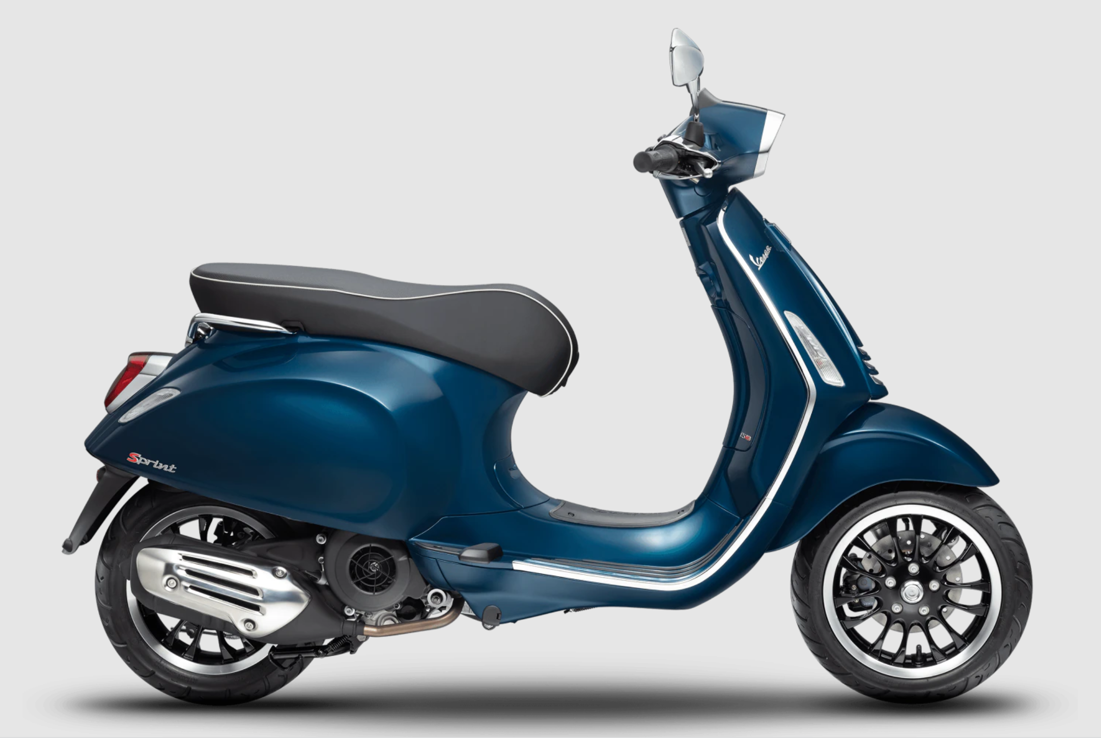 Xe Tay Ga Vespa Sprint 125 Màu Xanh Đậm Blue Estroverso