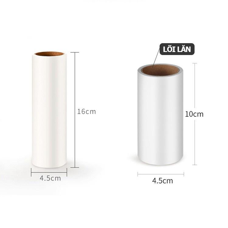 Cây Lăn Bụi LOẠI LỚN 16CM Làm Sạch Quần Áo, Ga Giường, Sofa, Lông Chó Mèo - lăn sạch lông động vật sợi vải đồ da