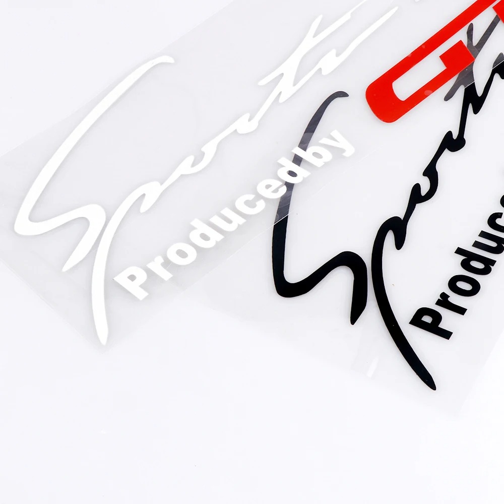 Tem decal dán chữ trang trí nắp capo, tem dán decal Sport mind prodeced by Sports.