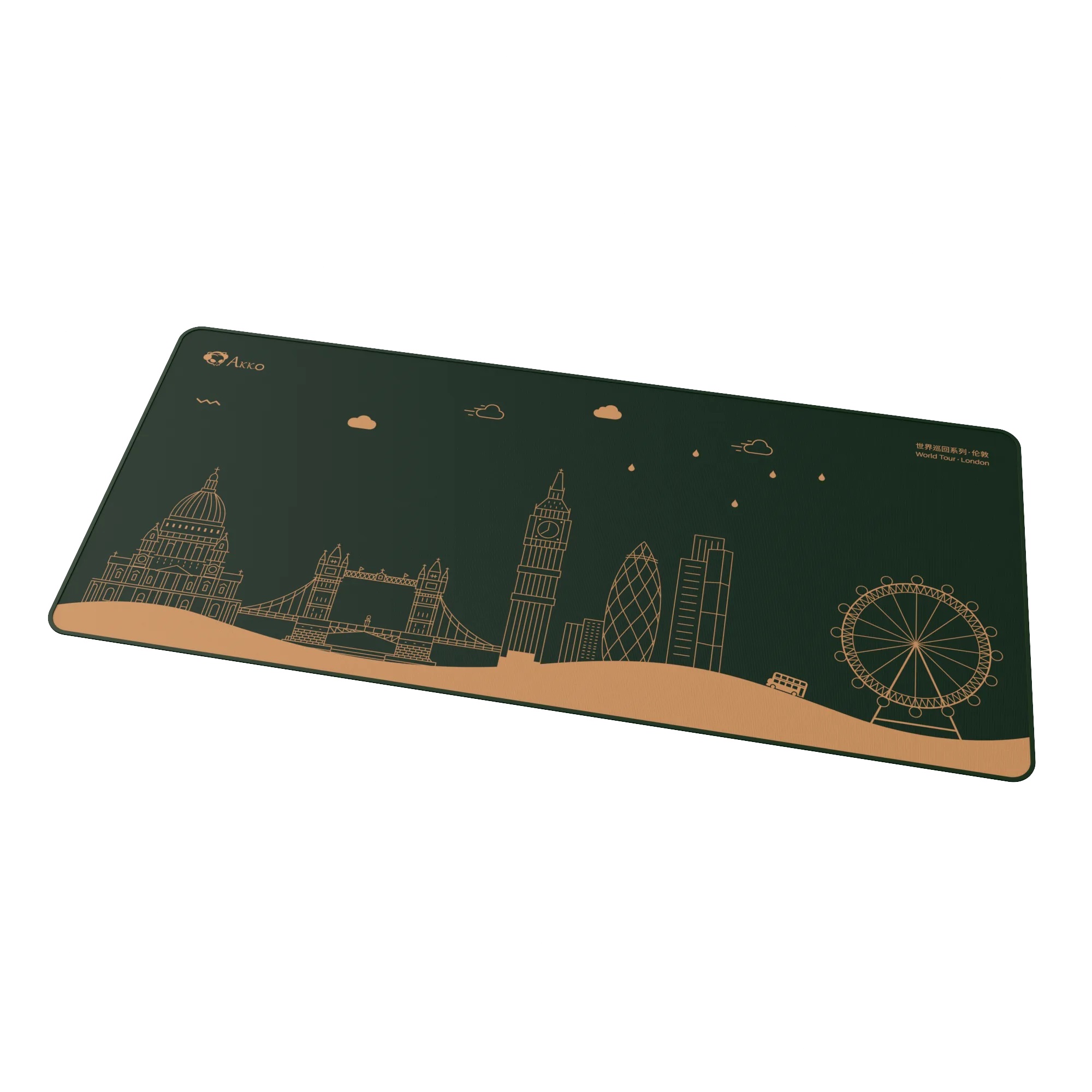 [Mới, hàng chính hãng] Bàn di chuột AKKO World Tour London XXL (900 x 400 x 4 mm)