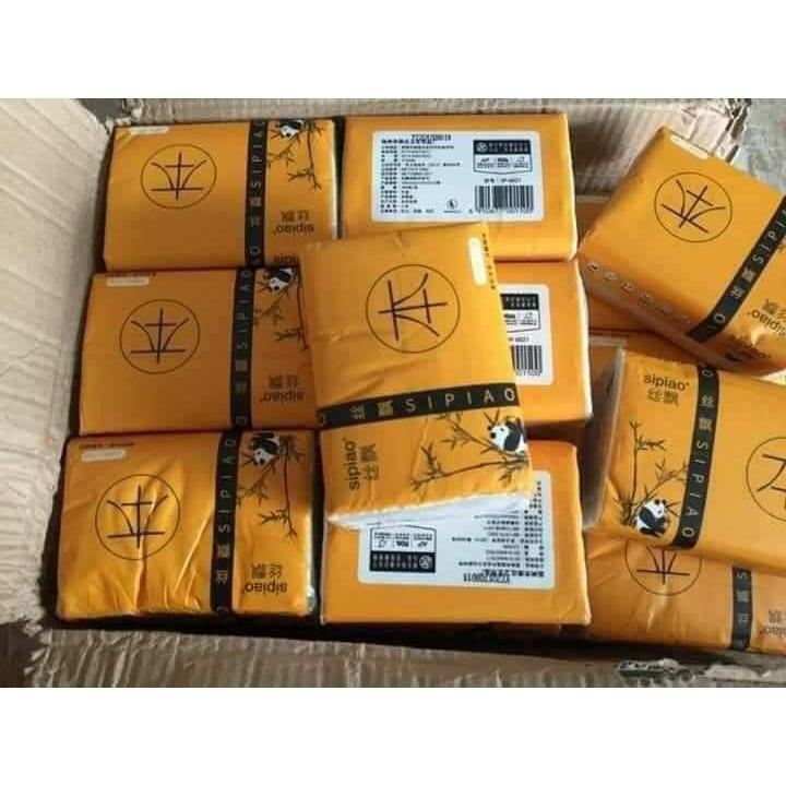 GIẤY ĂN GẤU TRÚC SIPAO LOẠI MÃ ĐỦ THÙNG 30 GÓI