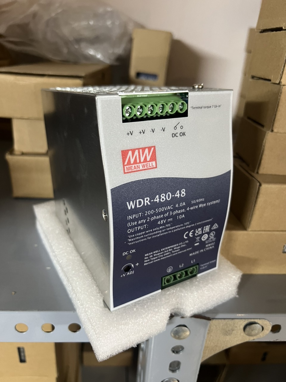 Nguồn Meanwell WDR-480-48 Hàng nhập khẩu