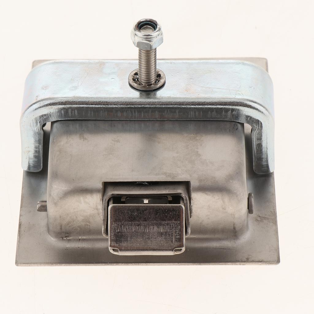 2x Camper Trailer Paddle Entry Door Cabinet Flat Lock Pull Square Lock Latch