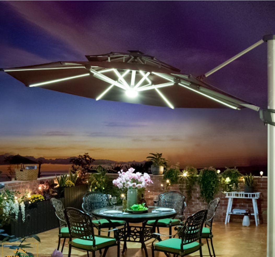 Ô Dù Lệch Tâm Vuông Xoay 360 Độ, Ô dù lệch tâm