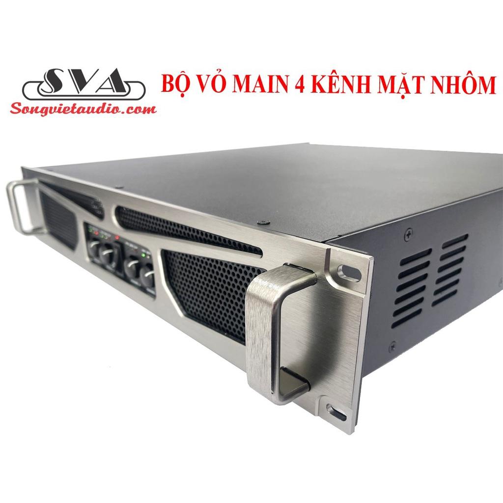 VỎ MAIN, VỎ CỤC ĐẨY4 KÊNH MẶT NHÔM MÀU TITAN CỰC ĐẸP