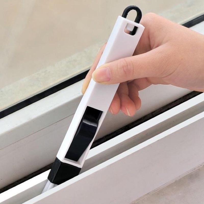 Chổi Quét Bụi Vị Trí Hẹp - Kèm Ki Xẻng Hốt Rác Mini - Cọ Mini Vệ Sinh Khe Cửa - Bàn Phím Máy Tính