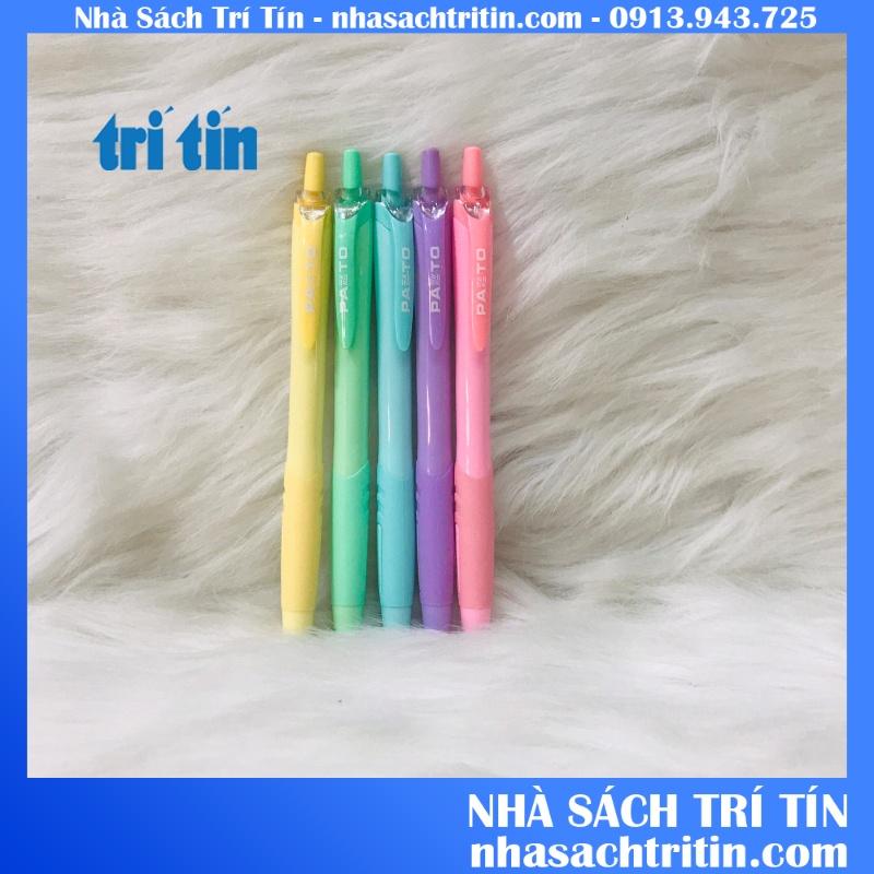 BÚT GEL PAZTO B015 0.5MM - BÚT MỰC BẤM PASTEL