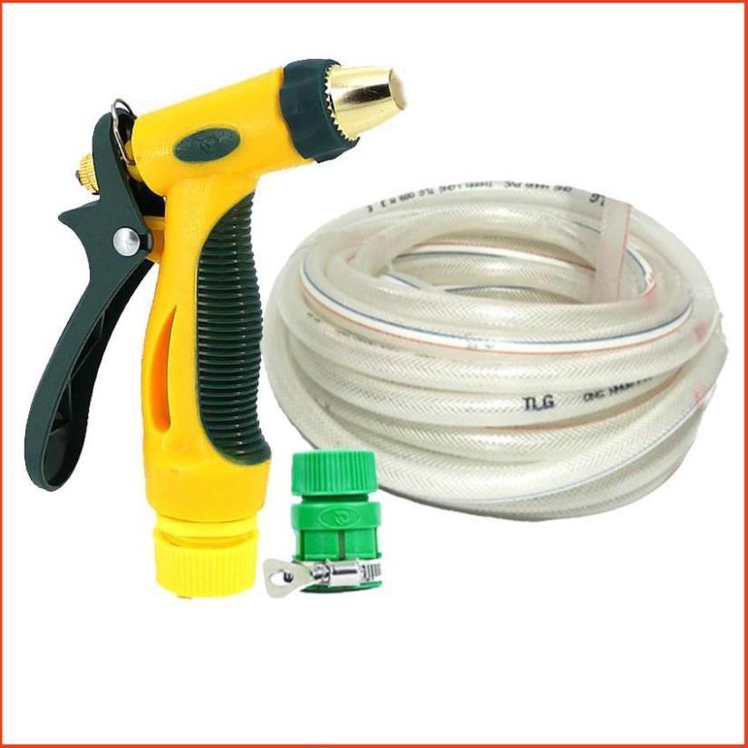 Bộ dây vòi xịt nước rửa xe,tưới cây tăng áp 3 lần 20M 206317