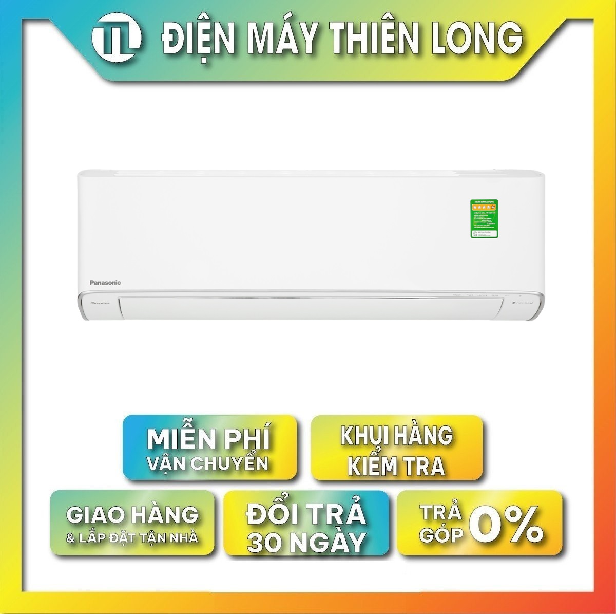 Máy lạnh Panasonic Inverter 1.5 HP CU/CS-XU12ZKH-8 - Hàng chính hãng - Chỉ giao HCM