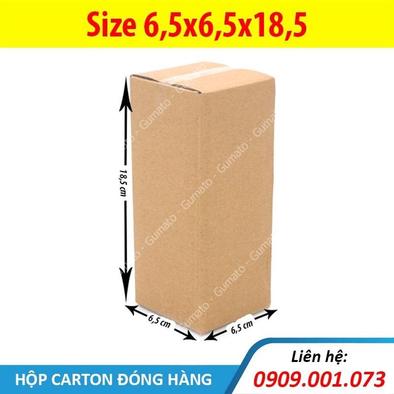 Hộp giấy P3 size 6,5x6,5x18,5 cm, thùng carton gói hàng Everest