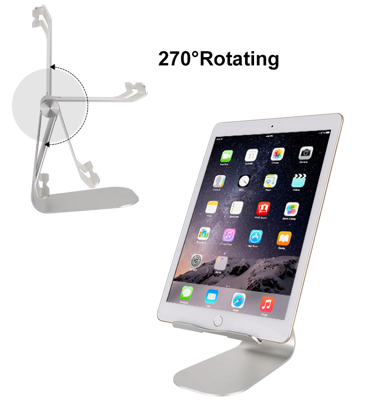 Giá Đỡ Để Bàn Cho iPad, Máy Tính Bảng, Điện Thoại Chất Liệu Hợp Kim Nhôm Cao Cấp Model T004- Hàng Chính Hãng Tamayoko