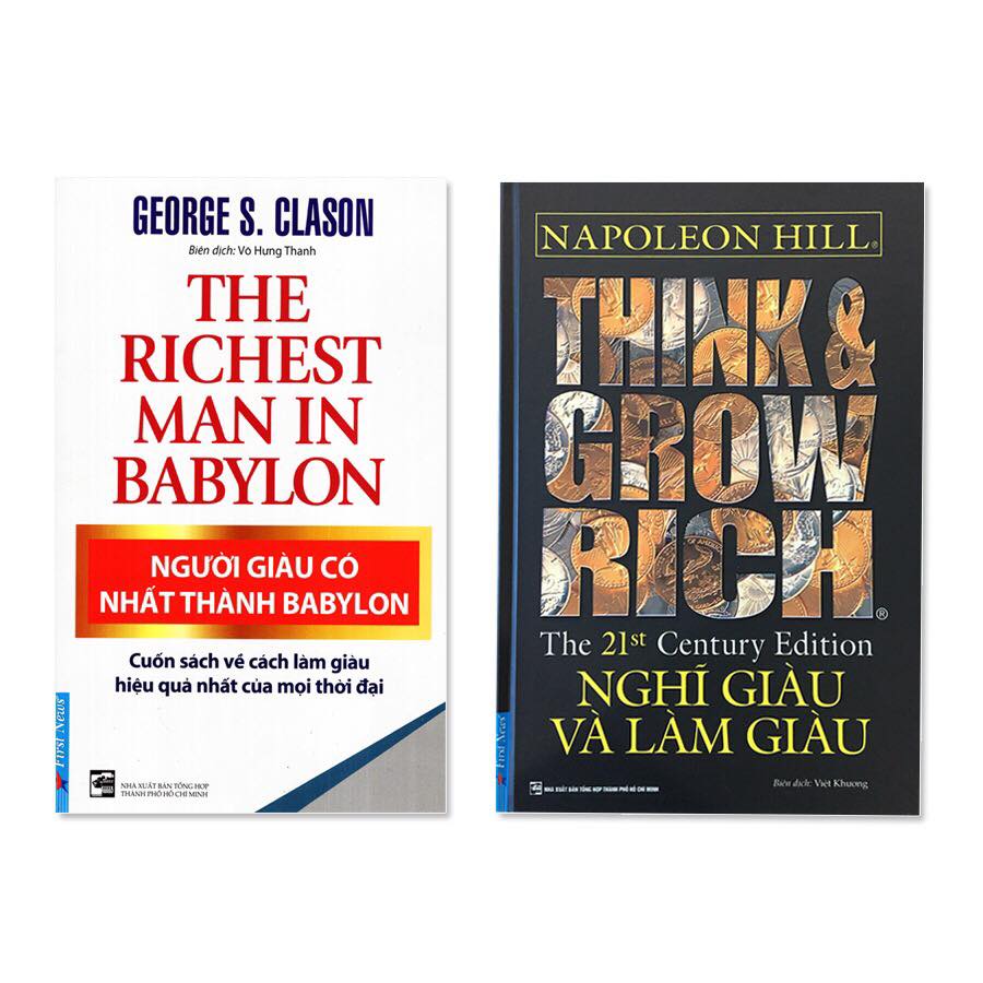 Combo: Người giàu có nhất thành Babylon, Nghĩ giàu và làm giàu