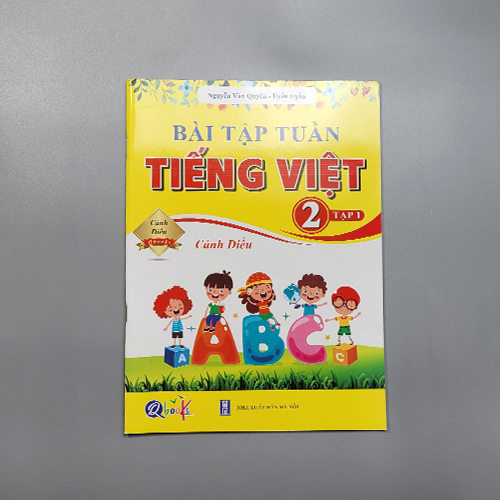 Bộ sách Bài tập tuần và Đề kiểm tra Toán, Tiếng Việt Lớp 2 kỳ 2 Cánh Diều. Qbooks