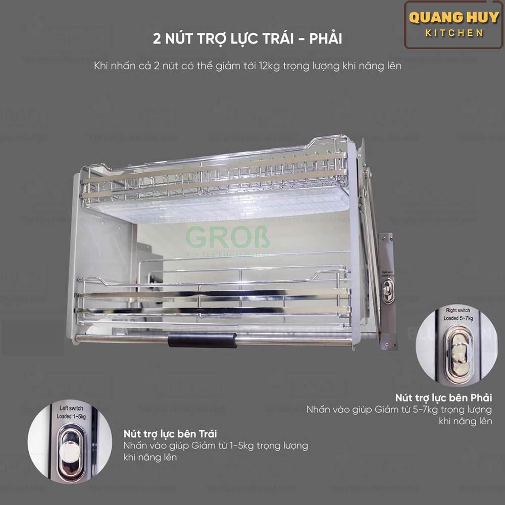 Giá bát nâng hạ inox 304 chính hãng Grob