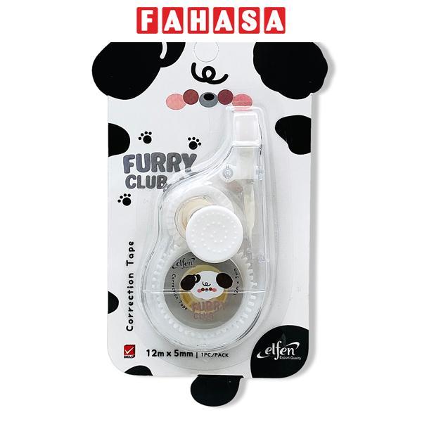 Xóa Kéo Furry Club - 5mm x 12m - Elfen - Chó Đốm