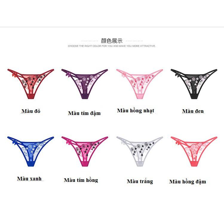 Quần lót nữ nhiều màu C38 - Quần lót lọt khe - Quần lót nữ - Quần chíp nữ- Quần lót nữ gợi cảm - Quần lọt khe