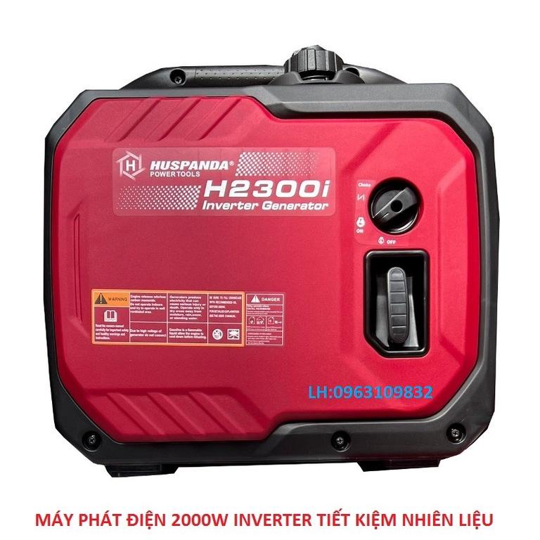 Máy phát điện mini inverter 2000 W tiết kiệm nhiên liệu dùng cho mọi gia đình ,công xưởng ,đi du lịch -trọng lượng 18kg