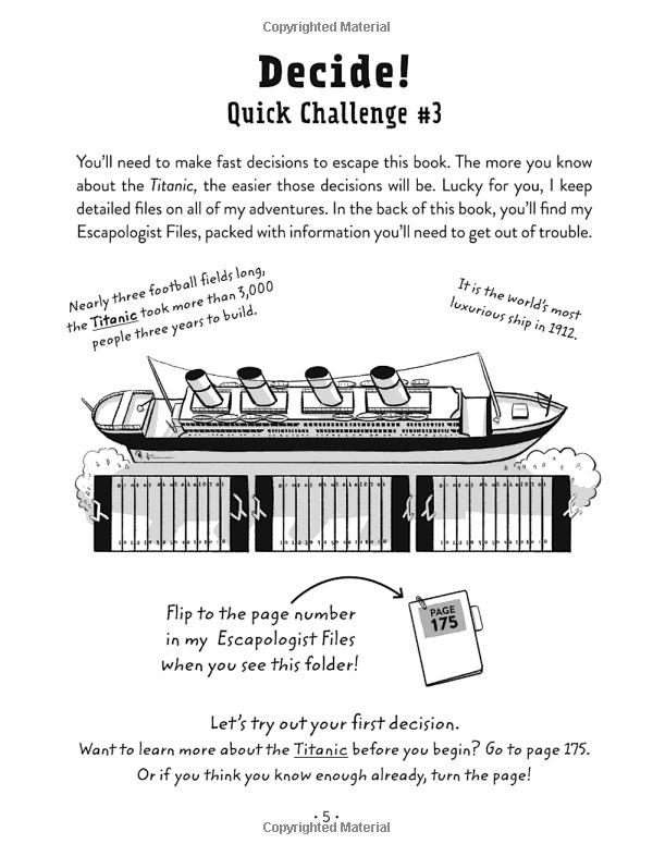 Escape This Book! Titanic