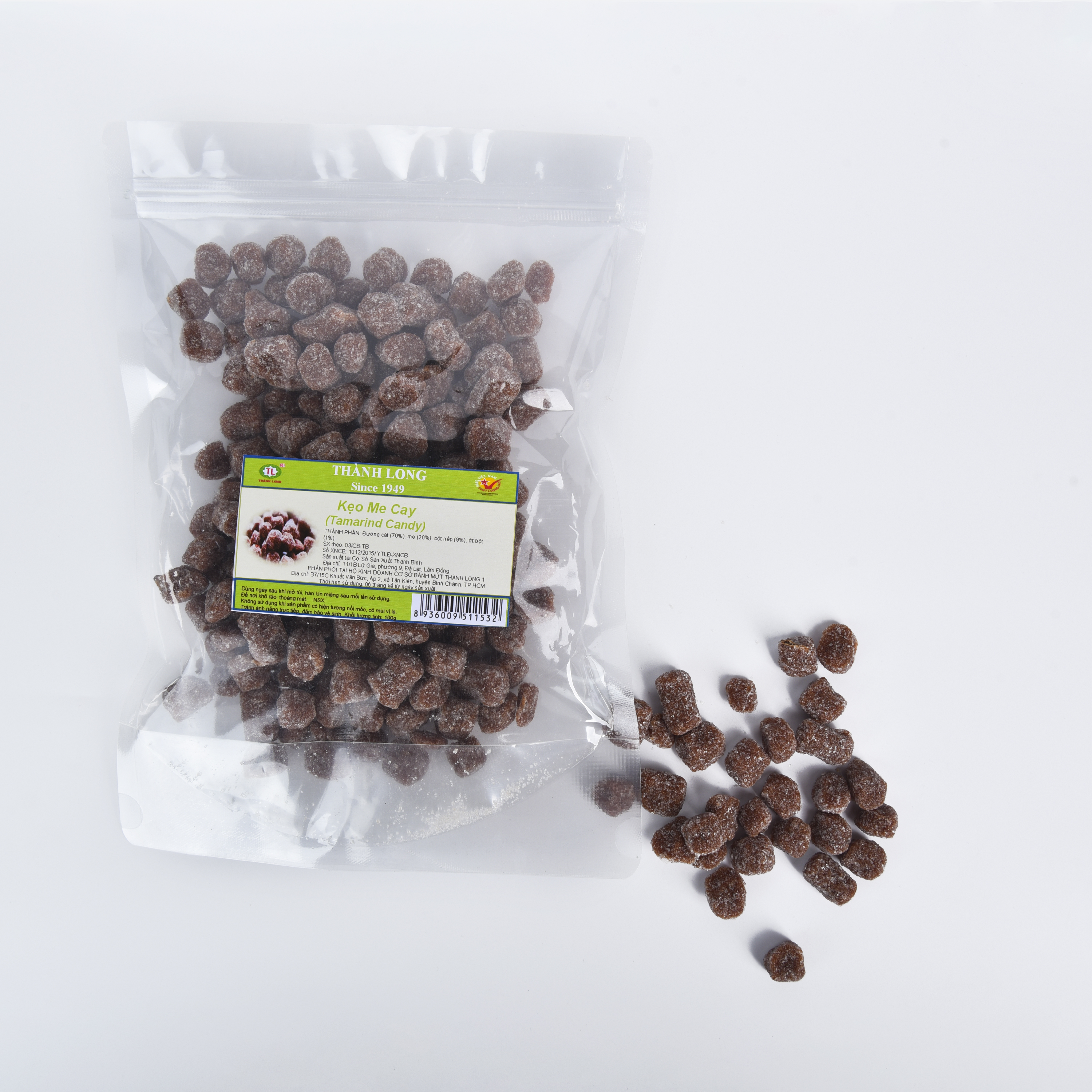 KẸO ME DẺO ME KHÔNG HẠT THÀNH LONG 500G - VIỆT NAM
