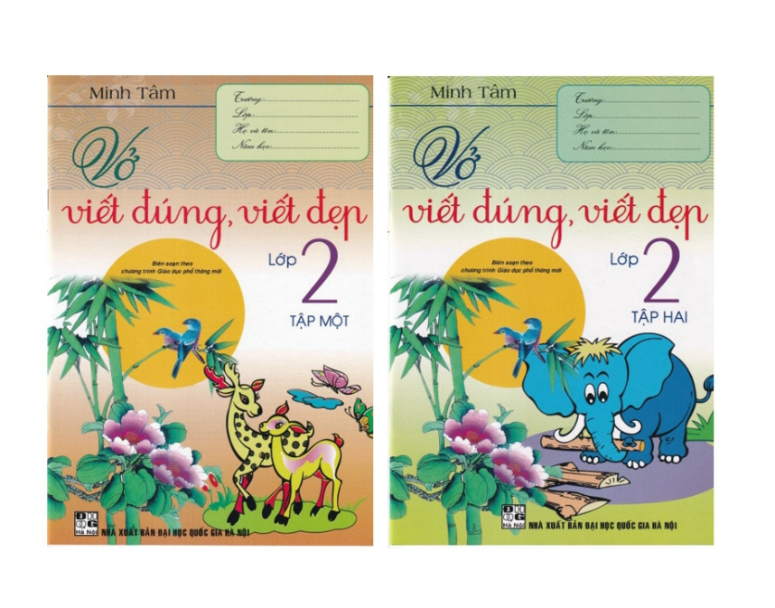 Sách - Combo Vở Viết Đúng Viết Đẹp Lớp 2