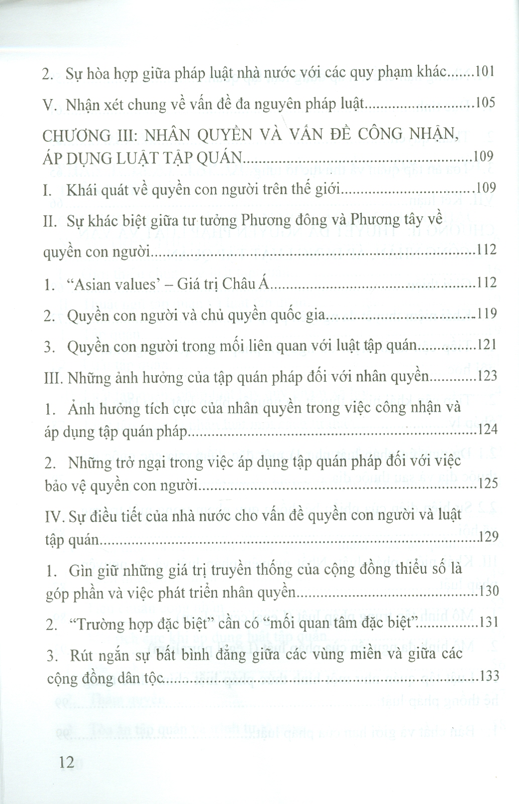 LUẬT TẬP QUÁN VÀ QUYỀN CON NGƯỜI (Sách chuyên khảo)