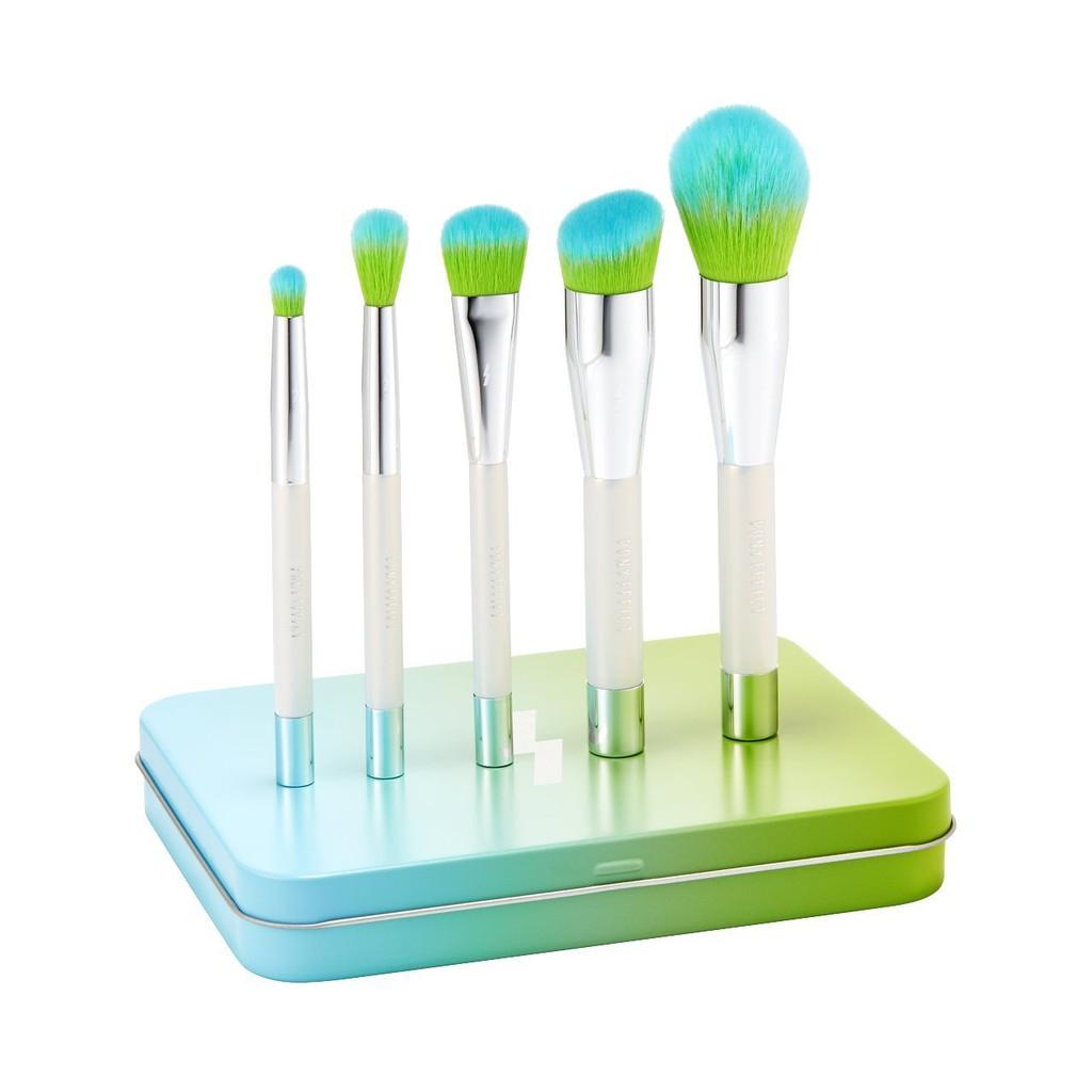 Bộ 5 Cọ Trang Điểm Pony Effect Mini Magnetic Brush Set – Prism Effect