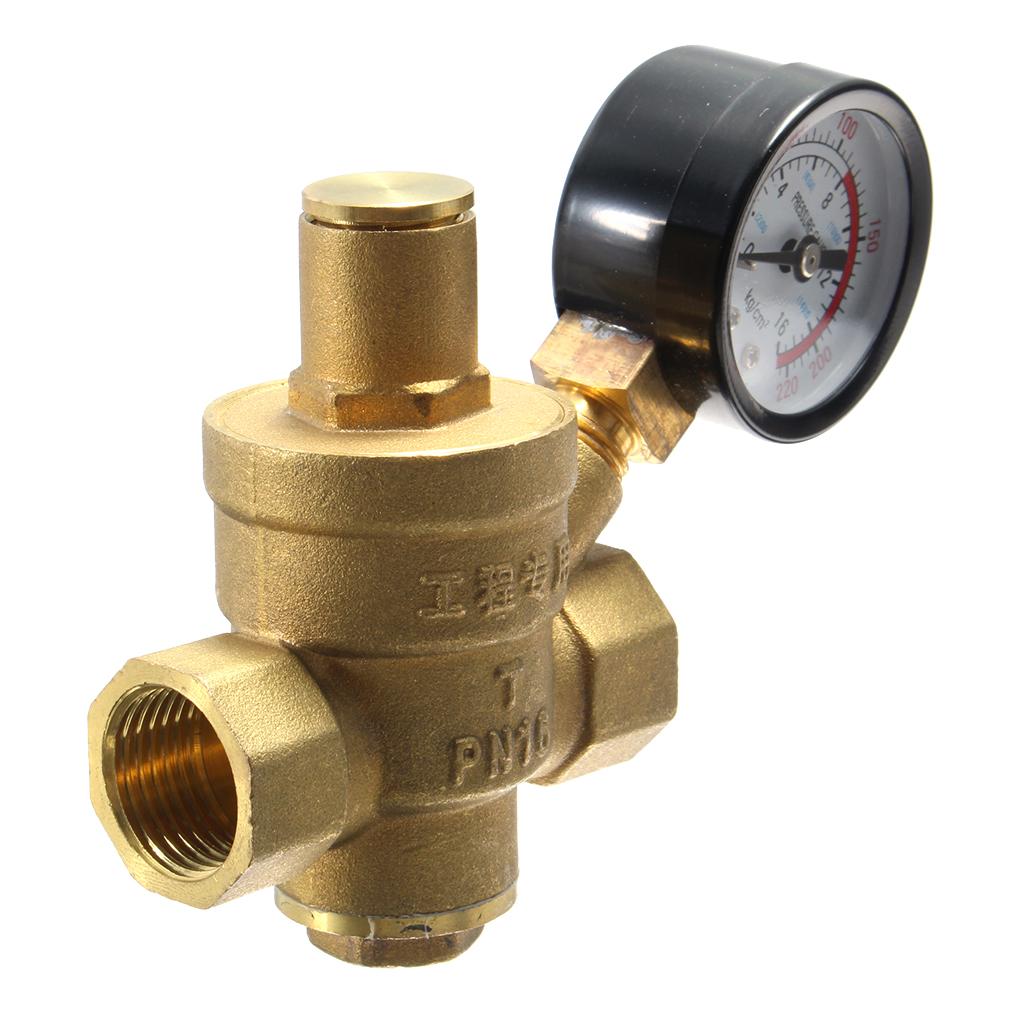Đồng Bộ Điều Chỉnh Áp Suất Nước Với Đồng Hồ Đo PN 1.6 1/2''
