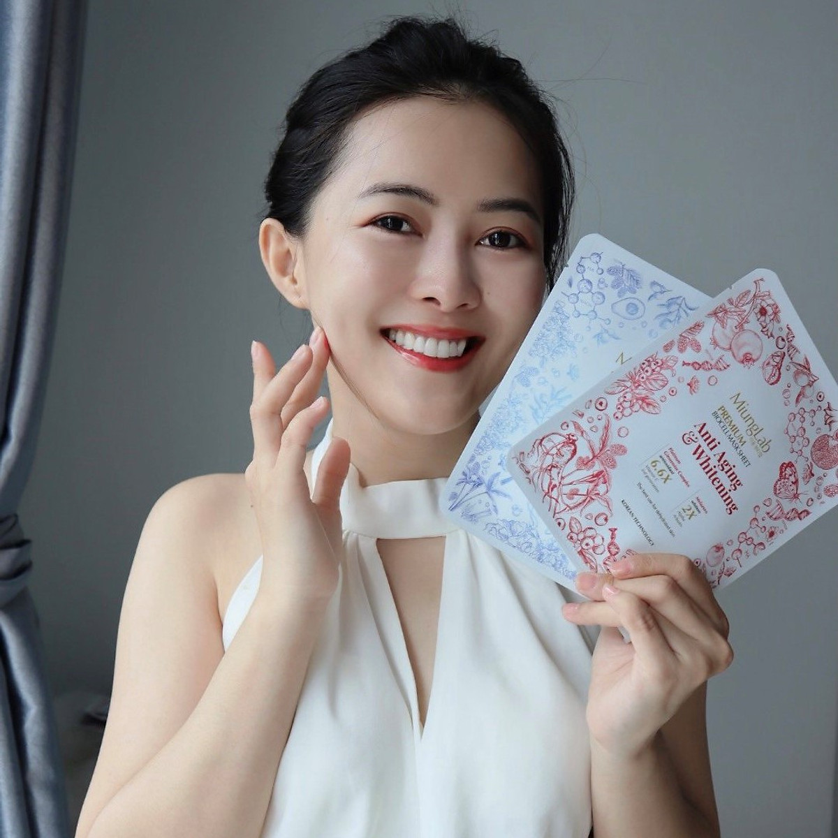 Hộp 8 mặt nạ dưỡng trắng da MiungLab Premium Anti-Aging and Whitening