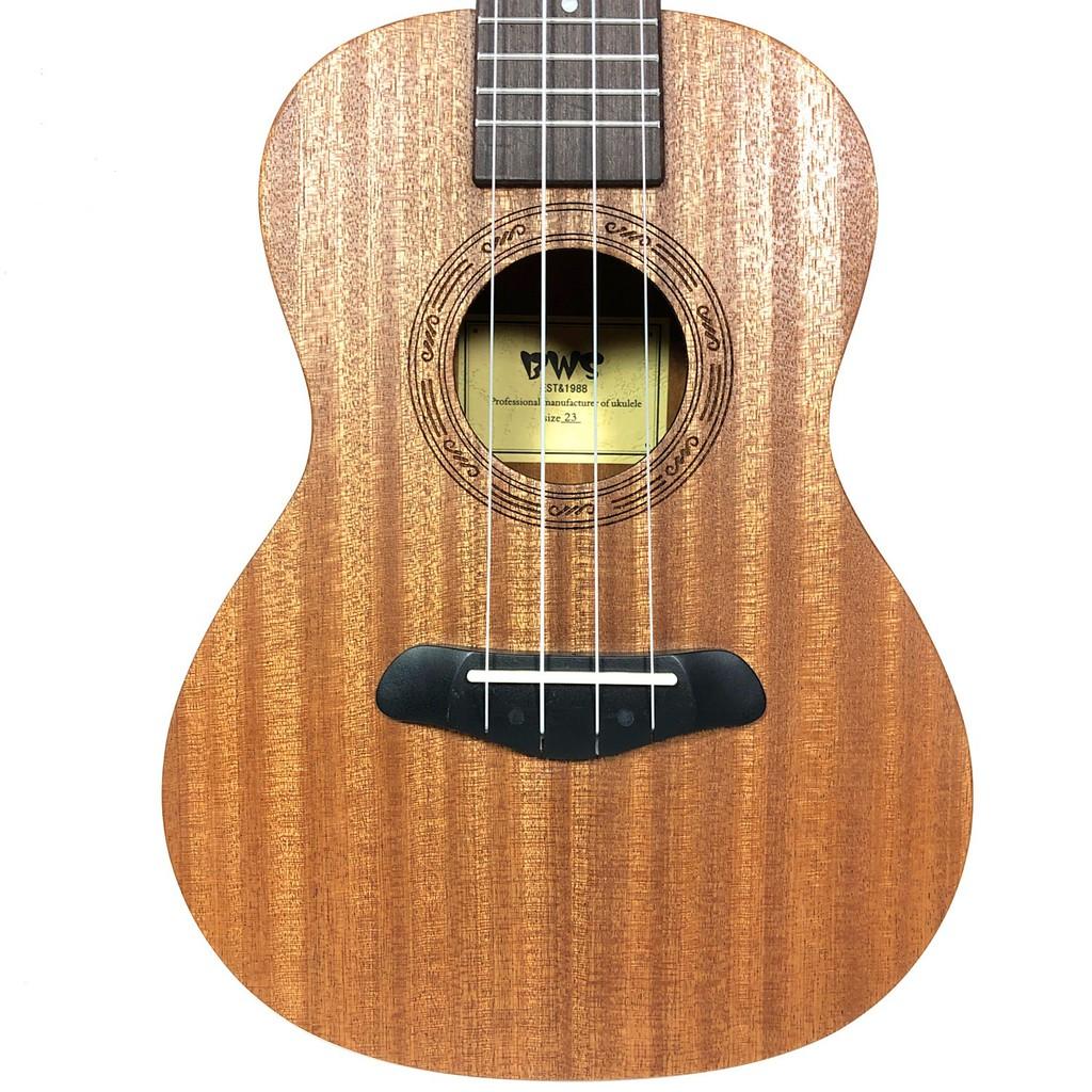 Đàn Ukulele BWS Gỗ Mahogany ( tặng kèm bao đàn +capo + miếng gảy )